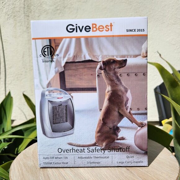 NEW Portable Electric Space Heater Thermostat Ceramic Fan Office Room Desk Indoo - Picture 3 of 15